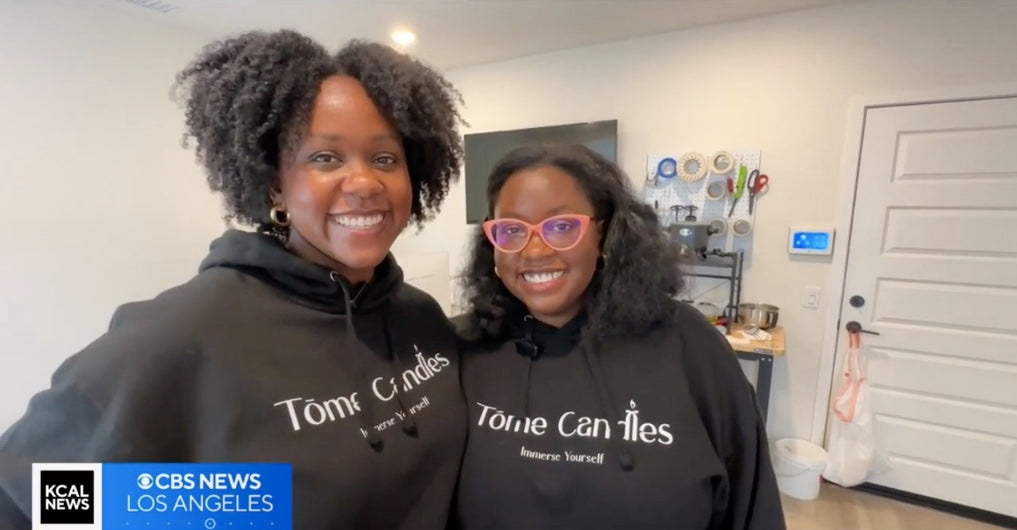 Tōme Candles Featured on the Local News - Our Story Revealed!